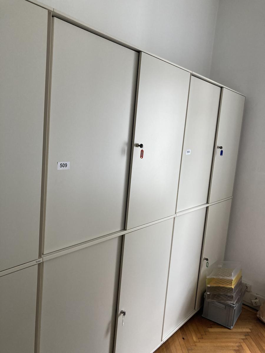 2 Stk. Bene Aktenschrank-Kombination Ober-